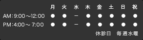 診療時間